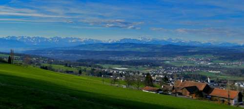 Landscape Switzerland Aargau Mutschellen View