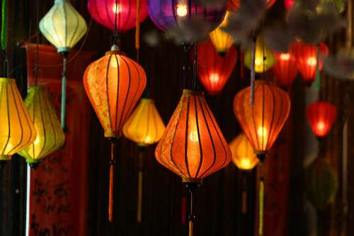 Lantern Lowlight Night Warm Classic Chinese
