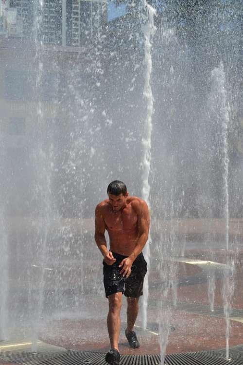 Model Man Body Water Summer