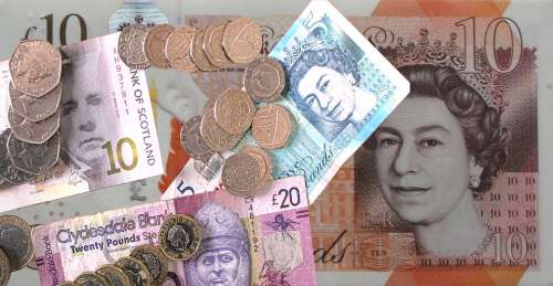 Money Cash Pounds Coins Currency British Finance