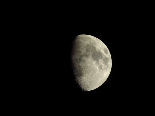 Moon Sky Night Space Astronomy Lunar Cosmos Dark