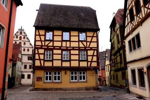 Old Town Europe Germany Architecture Town Medieval