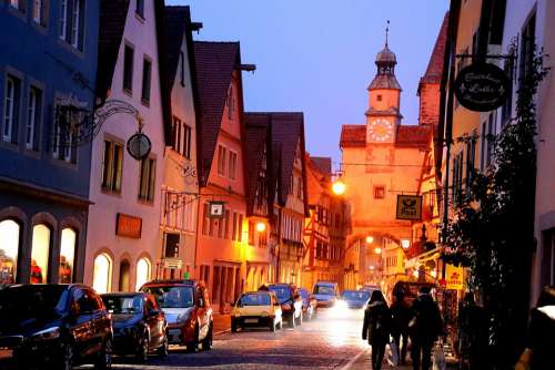 Old Town Europe Germany Architecture Town Medieval