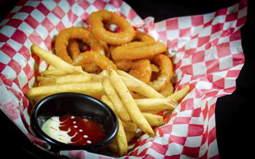 Onion Rings French Fries Dips