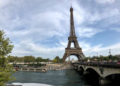 Paris Eiffel Tower Tower France Landmark