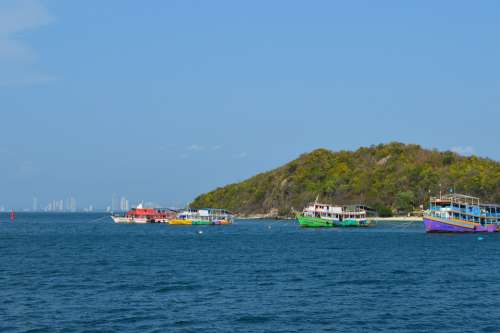 Pattaya Bay Pier Quay Resort Thailand Tourism