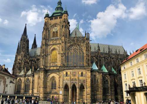 Prague Czech Republic St Vitus Cathedral Landmark