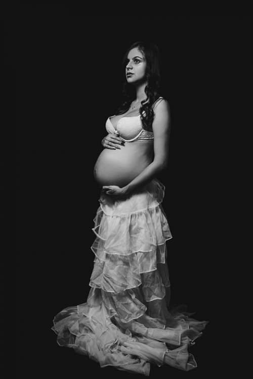 Pregnant Beauty Pregnancy Woman Family Female