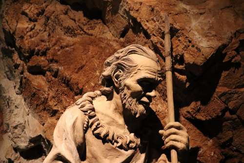 Prehistoric Sculpture Cave Statue Hunter Historic