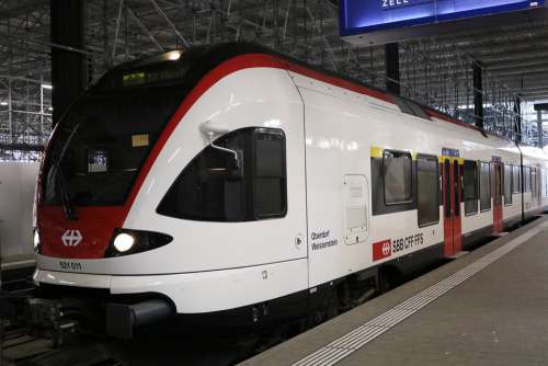 Sbb Basel Rail Traffic Alpine Express Train