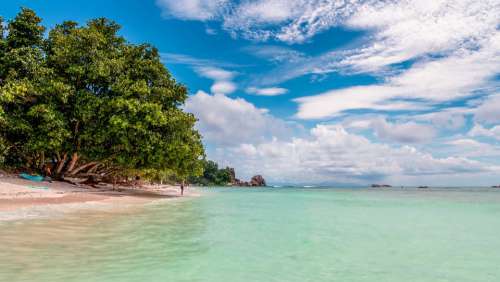 Seychelles Paradise Beach Tropical Sea An Island