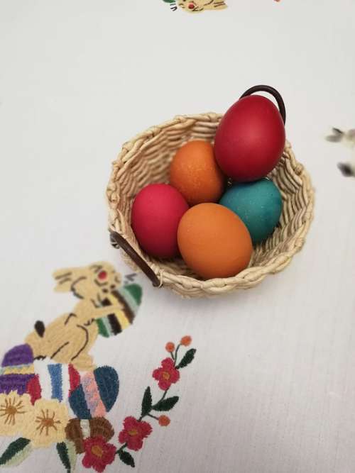 Spring Easter Eggs Painted Eggs Faith Christianity