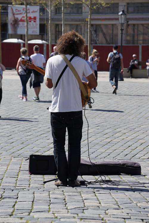 Street Musicians Guitar Music Musician Instrument