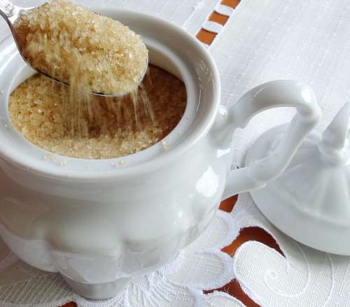 Sugar Teapot Sweet Cane Brown To Powder Brains