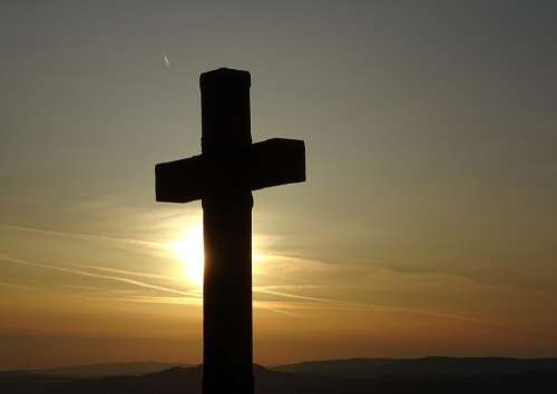Sunrise Easter Resurrection Symbol Cross Religion