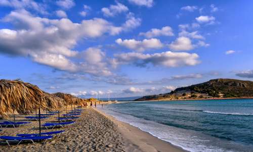 Travel Greece Islands Sea Sun Clouds Beach