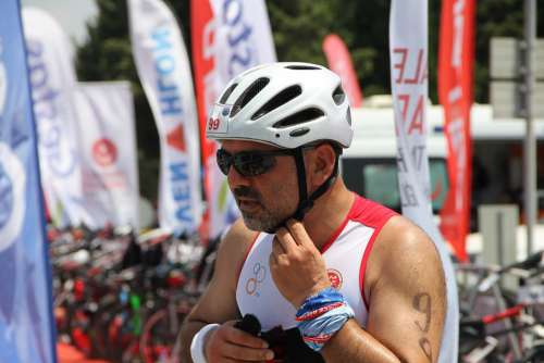 Triathlon Bike Cyclist Sport Athlete