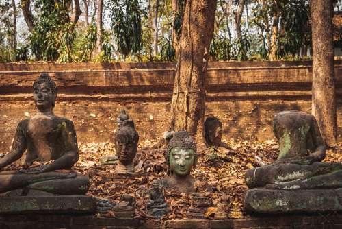 Wat Temple Mai Thailand Chiang Old Buddhism