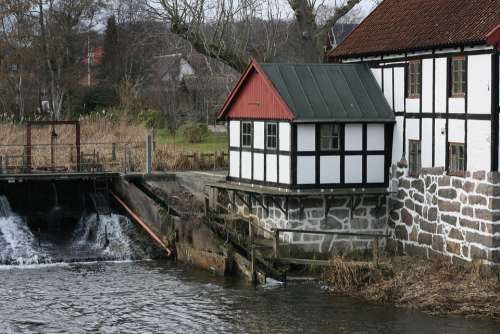 Water Mill Sæby Old Bindeværk History Mill