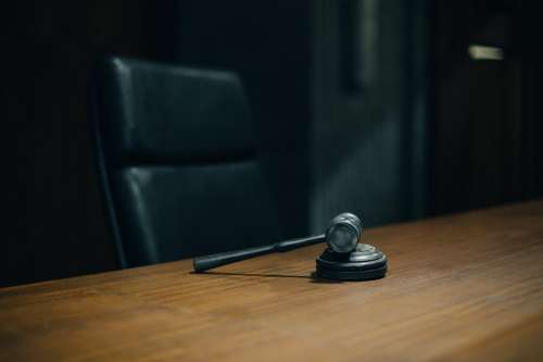 A Gavel At Rest Photo