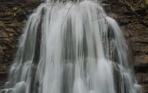 White Waterfalls Photo