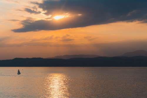 Lake Garda sunset
