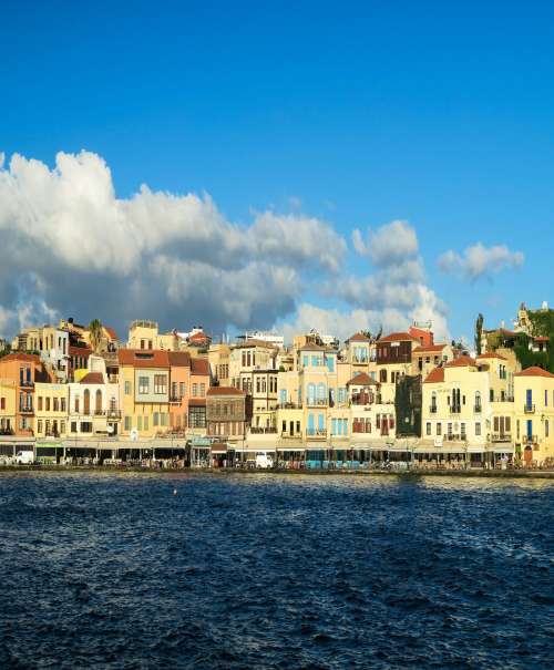 Houses near the sea