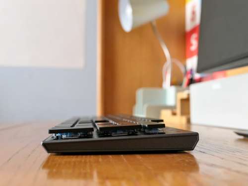 Keyboard on Desk