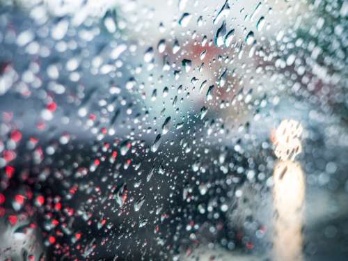 Raindrops on Window