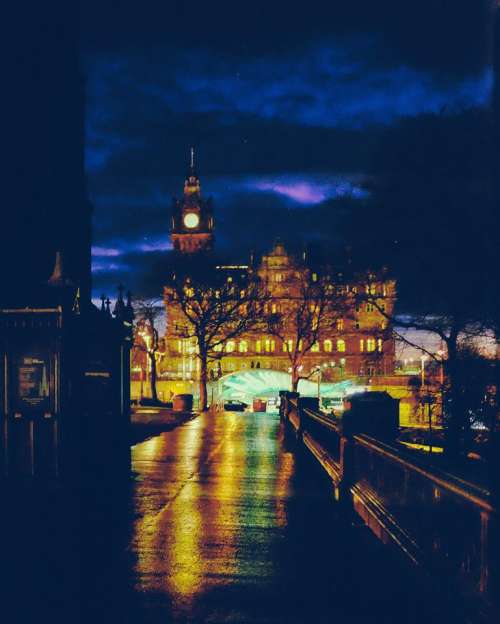 Edinburgh Darkedinburgh Scotland dark street