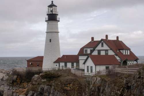 2019 building Cape Elizabeth Fort William Park landscape