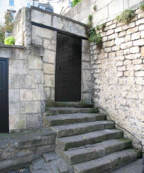 Architecture stairs steps stone fortification