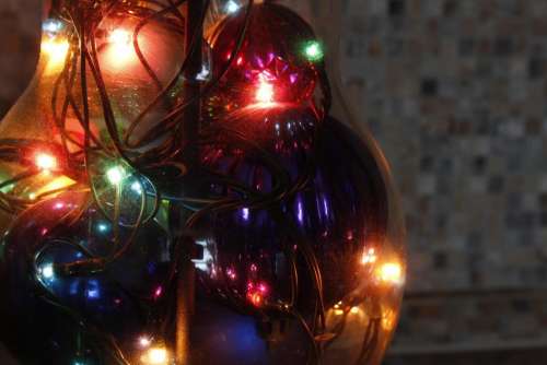 christmas light abstract lights holiday