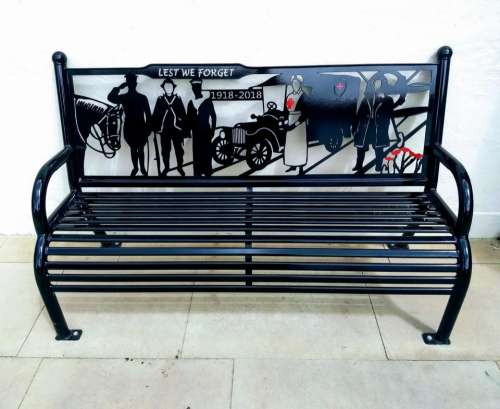 world war memorial bench ww1 anniversary
