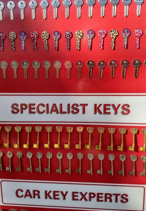 keys key rack house keys car keys shop display