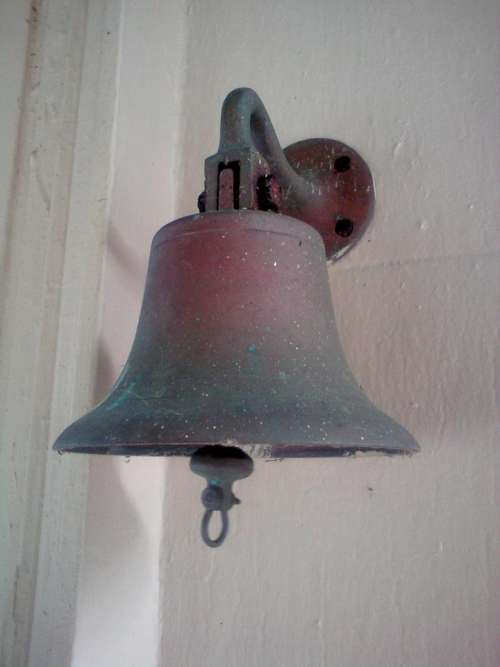 bell metal iron antique old