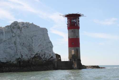 scenery coast coastal sea lighthouse