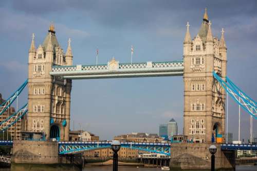 London Bridges Tower Bridge buildings river