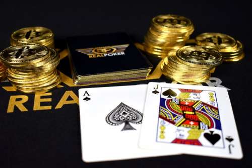 Ace Jack Hole Cards Hole Cards Bitcoin Poker Chips