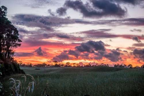 Afterglow New Zealand Nature Vacations Landscape