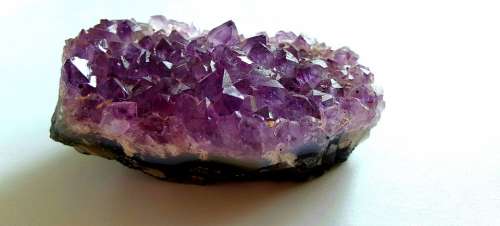 Amethyst Geode Cluster Crystals Quartz Purple