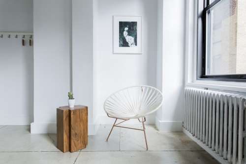 Architecture Building Room Interior Chair White
