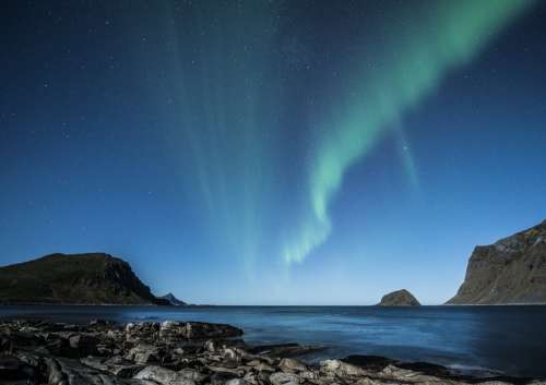 Aurora Borealis Lofoten Northern Lights Norway