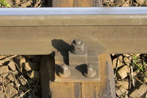 Backing Screw Splint Rails Train Nut Contact Old