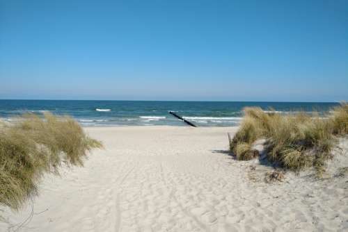 Beach Baltic Sea Zingst Sea Longing Benefit From