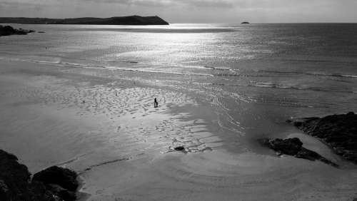 Beach Polzeath Cornwall Sand Moody Headland