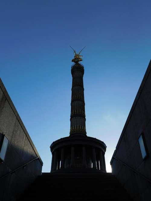 Berlin Gold Else Siegessäule Capital Monument