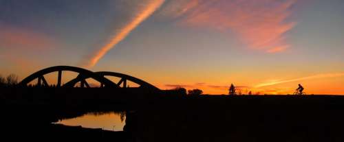 Bridge Sunset Outdoors