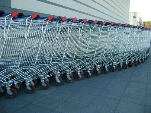 Carts Expense Shopping Cart Supermarket Purchase
