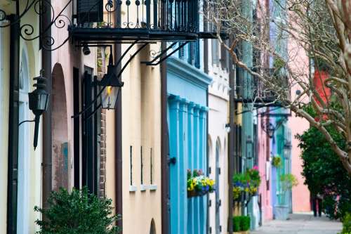 Charleston Rainbow Row Historic Landmark